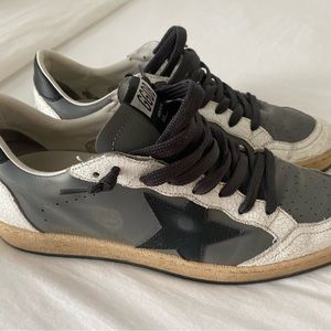 Golden Goose Ball Star - Size 41 Dark Gray/White/Black
